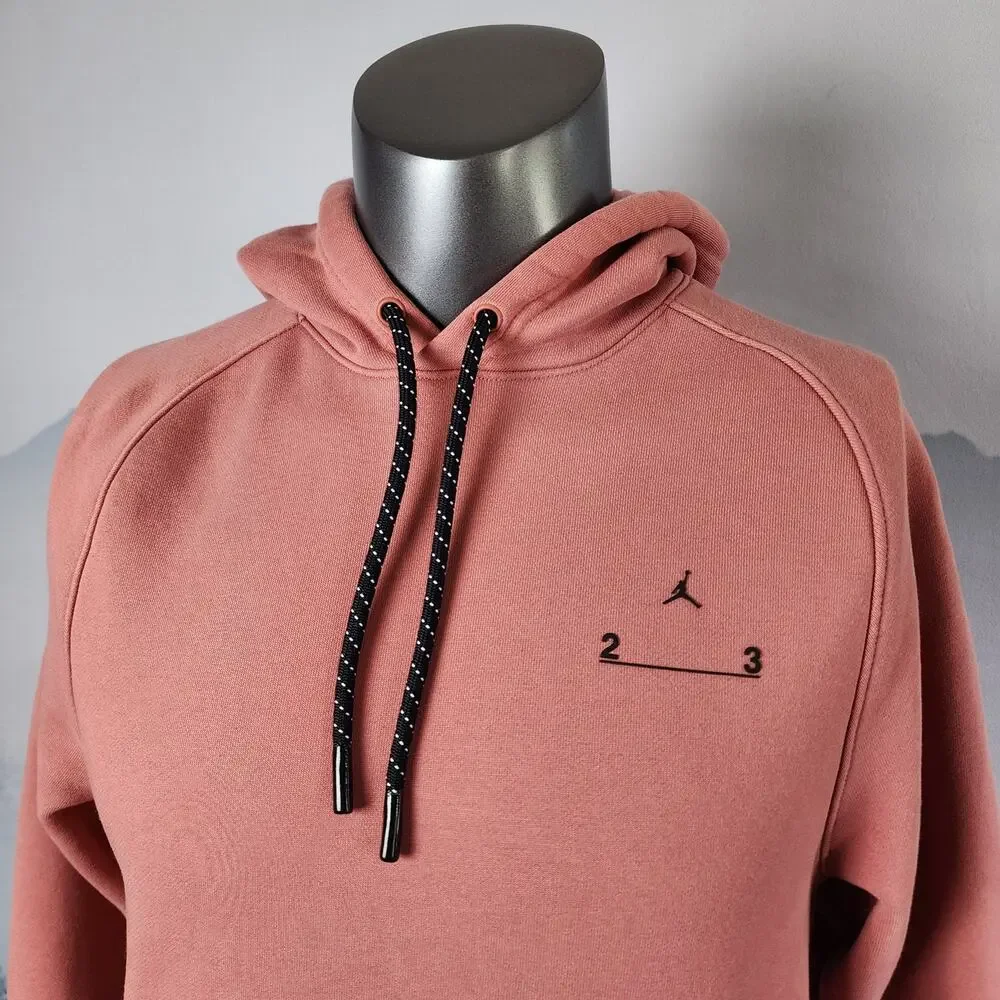 Jordan 23Engineered Canyon Pink Drawstring Hoodie | Men's XS